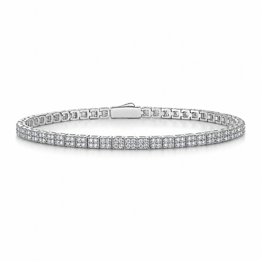Sterling Silver Piano Poet Bracelet